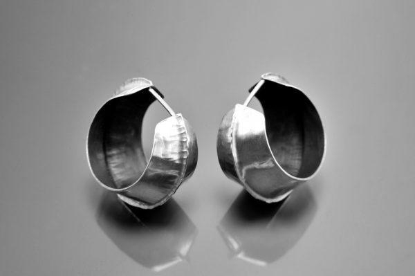 fold-forming-earrings-silver-jewellery-course-london